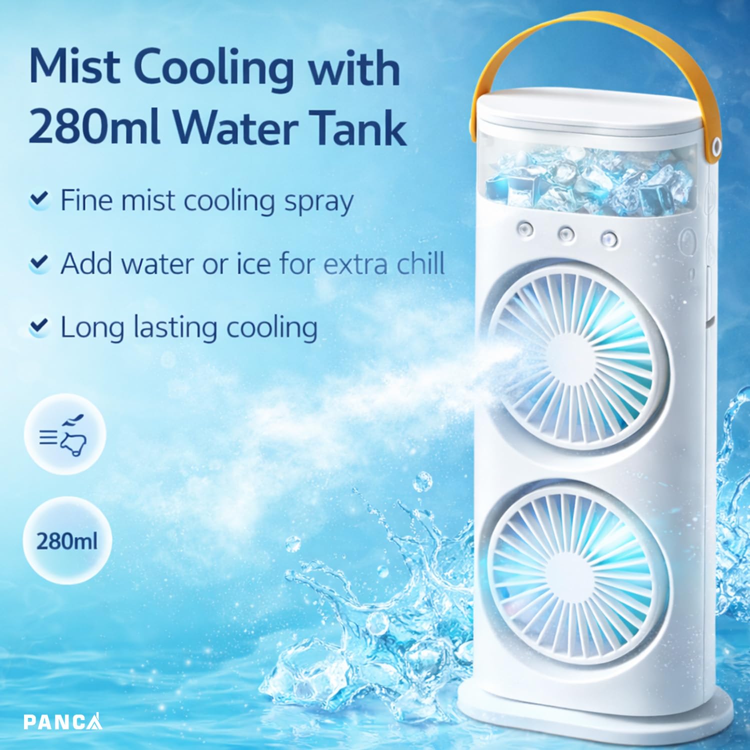 DOUBLE ENDED SPRAY FAN COLD AIR